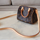 LOUIS VUITTON LV Nano Speedy Monogram Bag *Old Version* Gold Hardware