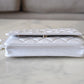 CHANEL 23K White Caviar Classic Wallet On Chain Light Gold Hardware
