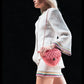 CHANEL 22S Pink Large Heart CC In Love Bag Light Gold Hardware