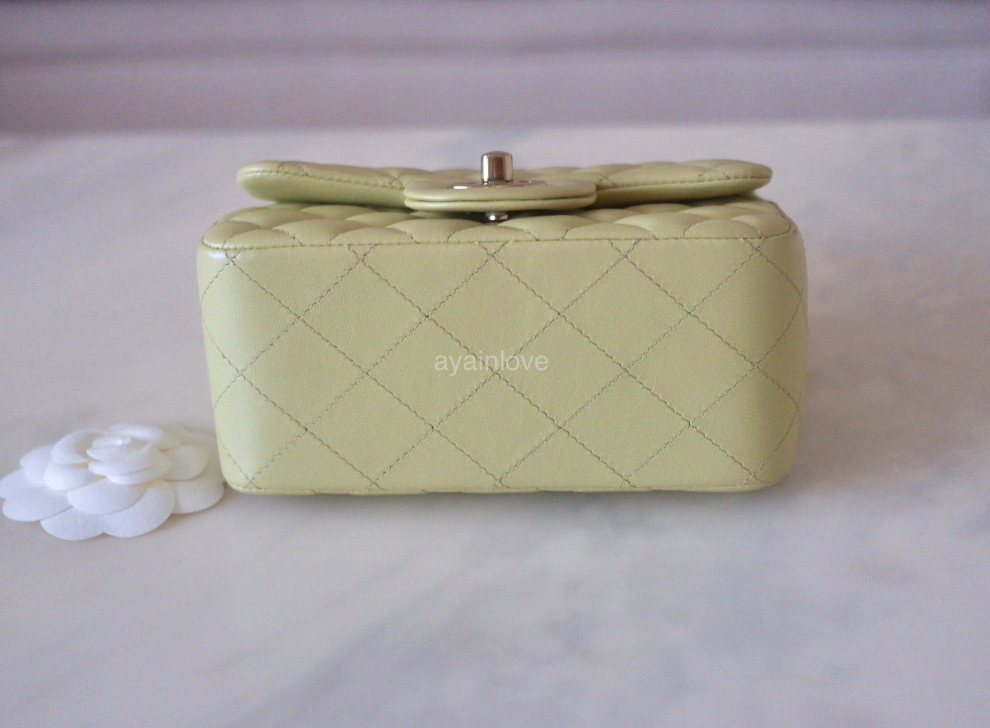 Green clearance chanel purse