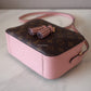 LOUIS VUITTON Saitonge Monogram Pink Rose Poudre Calf Skin Leather Gold Hardware