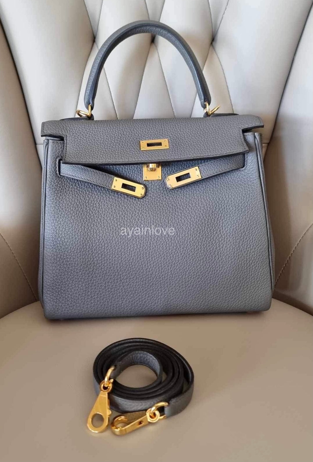 Hermes kelly etain sale