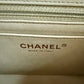 CHANEL 23C Light Green Microchipped Classic Quilted Square Mini Flap Bag Light Gold Hardware