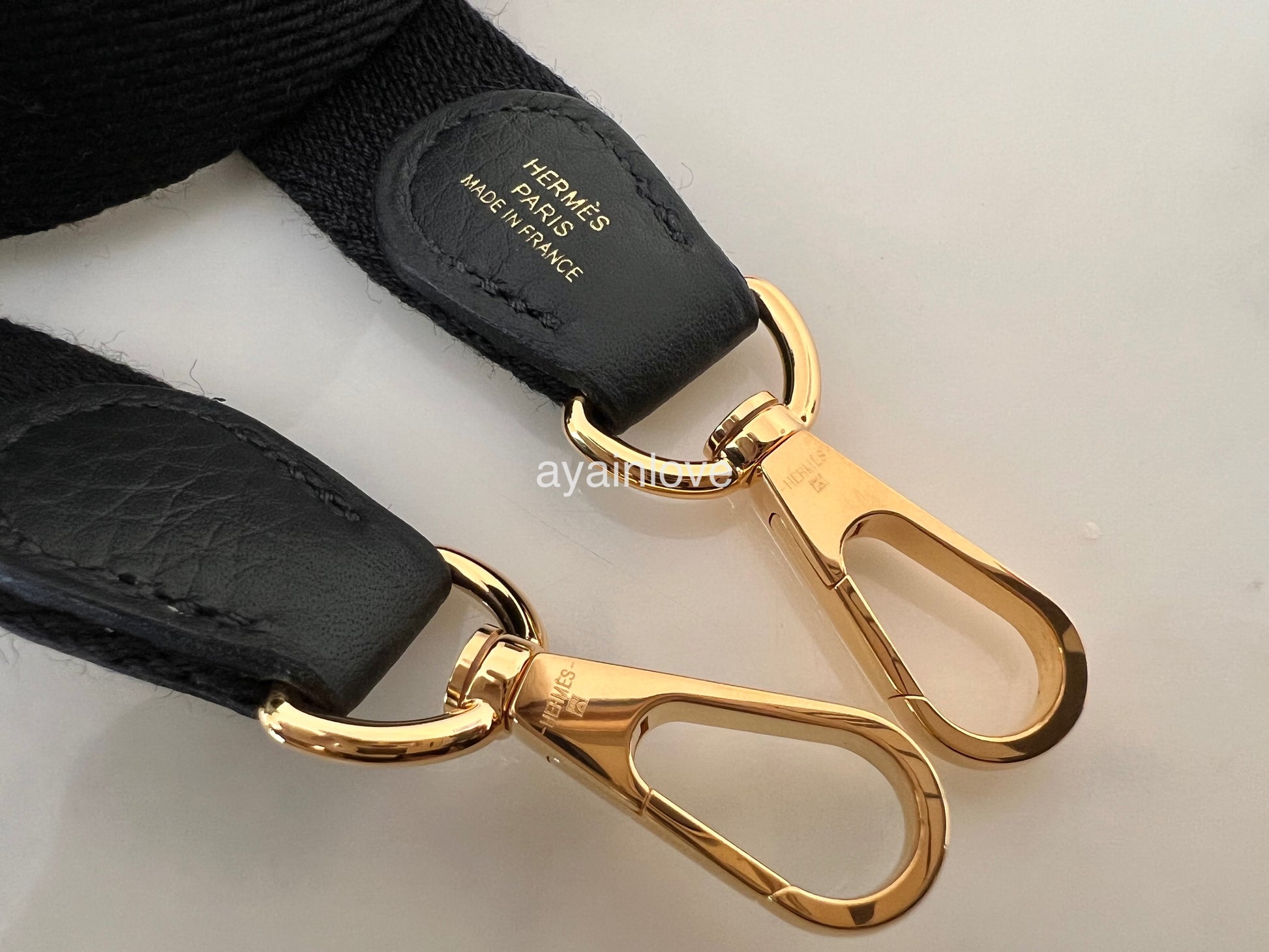 Hermès Mini Evelyne 16 Leather Bag Black Clemence Gold Hardware