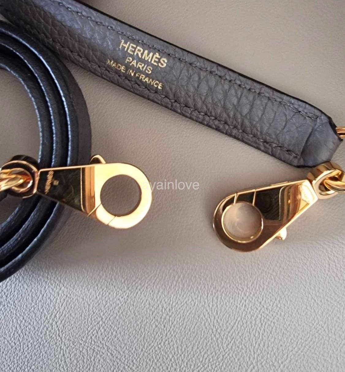 Hermès Kelly 25 Gris Etain Swift Gold Hardware GHW — The French Hunter