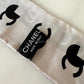 CHANEL Pink White Silk CC Rue Cambon Twilly Scarf Bandeau