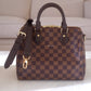 LOUIS VUITTON LV Speedy Bandouliere 25 Damier Ebene Gold Hardware