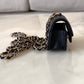 CHANEL Black Caviar AirPods Pro Case Quilted Flap Necklace Strap  Gold Hardware