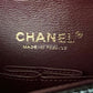 CHANEL Black Caviar Medium/Large Microchipped Classic Flap Bag Gold Hardware