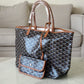 GOYARD St Saint Louis PM Brown and Black Tote Bag