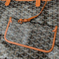 GOYARD St Saint Louis PM Brown and Black Tote Bag