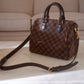 LOUIS VUITTON LV Speedy Bandouliere 25 Damier Ebene Gold Hardware