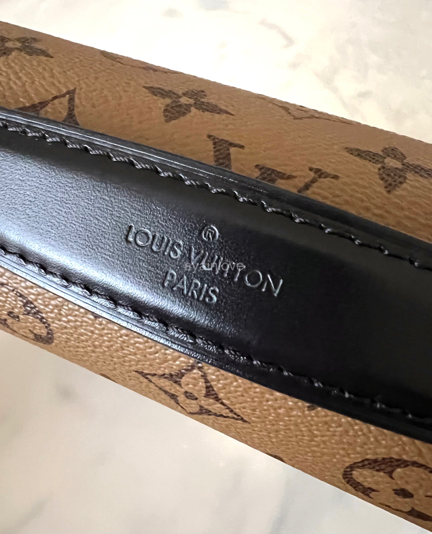 LOUIS VUITTON LV Reverse Monogram Pochette Metis Gold Hardware