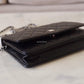 CHANEL Black Caviar Classic Wallet On Chain Microchipped Silver Hardware