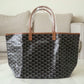 GOYARD St Saint Louis PM Brown and Black Tote Bag