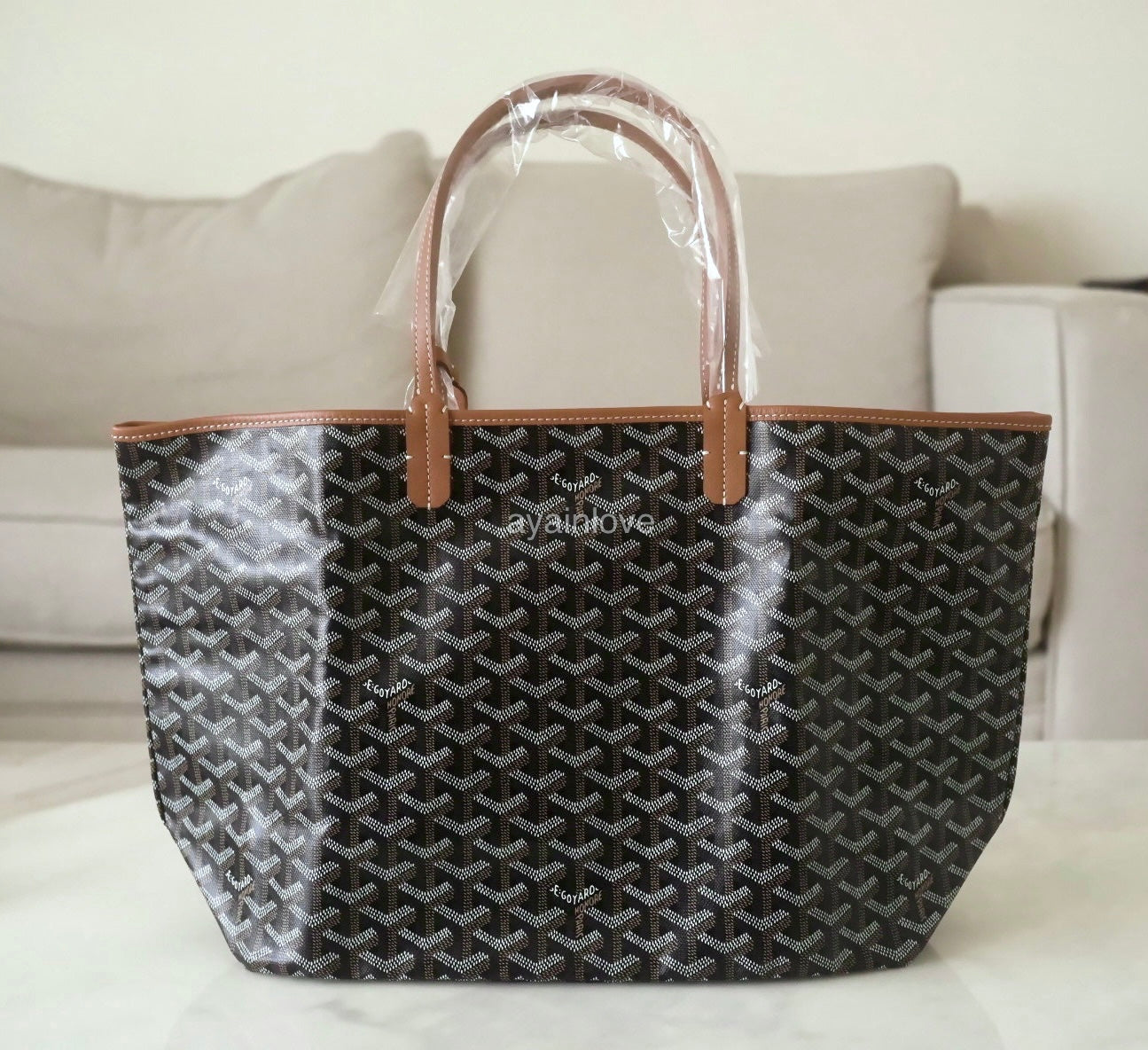 Goyard Pm Size Luxury Vintage Tote Bag Saint Luois Handbags 