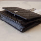 CHANEL Black Caviar Classic Wallet On Chain Microchipped Silver Hardware