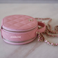 CHANEL 22C Sakura Pink Caviar Round Top Handle Vanity Light Gold Hardware
