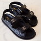 BLACK CAVIAR DAD SANDALS SZ 37.5 *NEW*