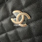 CHANEL 22S Black Caviar Mini Bucket Bag Light Gold Hardware