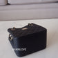 CHANEL 22S Black Caviar Mini Bucket Bag Light Gold Hardware