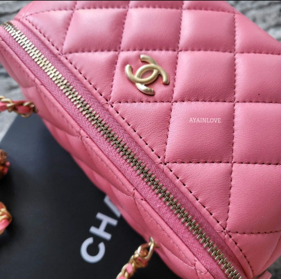Chanel Vanity Camera Case Pearl Crush