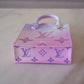 LOUIS VUITTON Petit Sac Plat Pastel Sunrise Leather Empreinte Gold Hardware