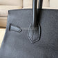 HERMES Birkin 30 Noir Black Epsom Gold Hardware Y Stamp