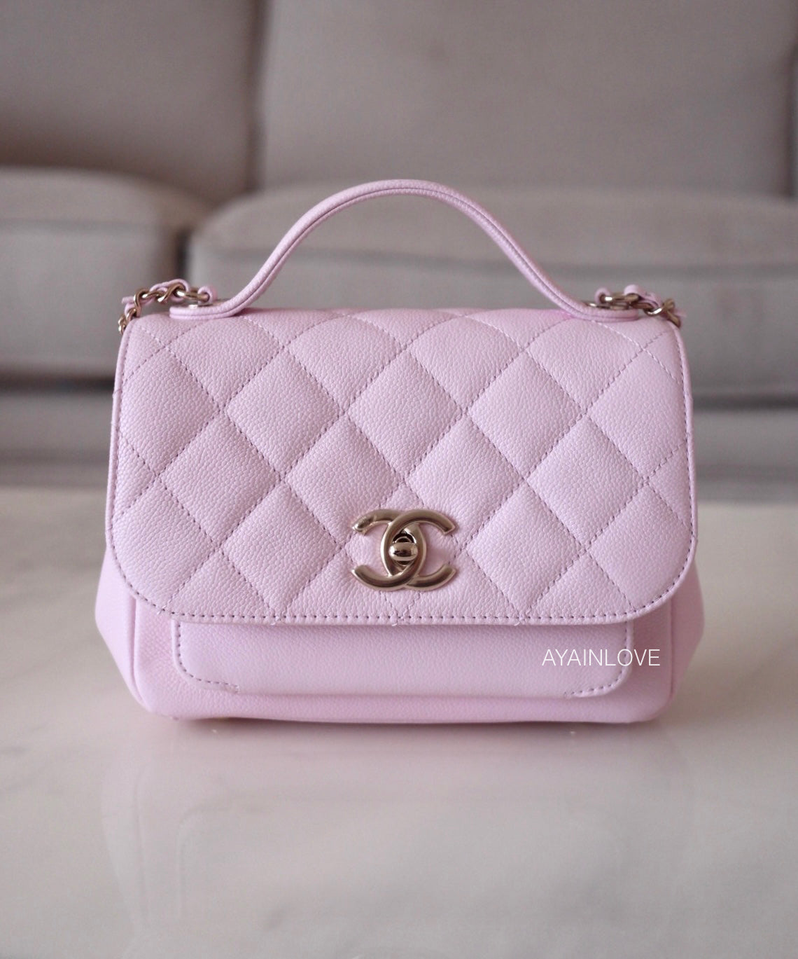 Chanel Quilted Caviar Small Business Affinity Flap