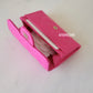 22P PINK CAVIAR SMALL SNAP CARD HOLDER LIGHT GOLD HARDWARE *NEW*