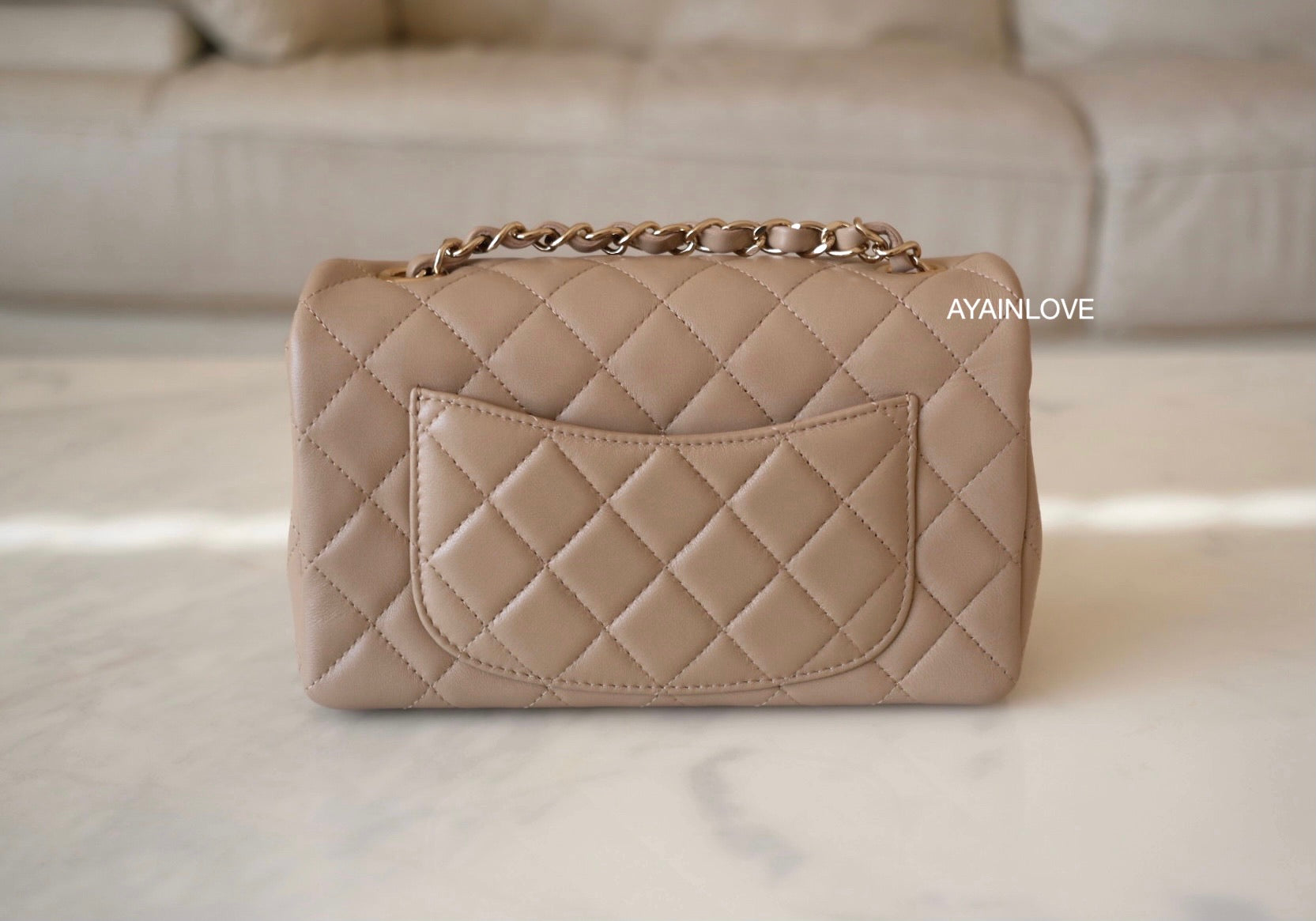 Chanel 21s dark beige sale