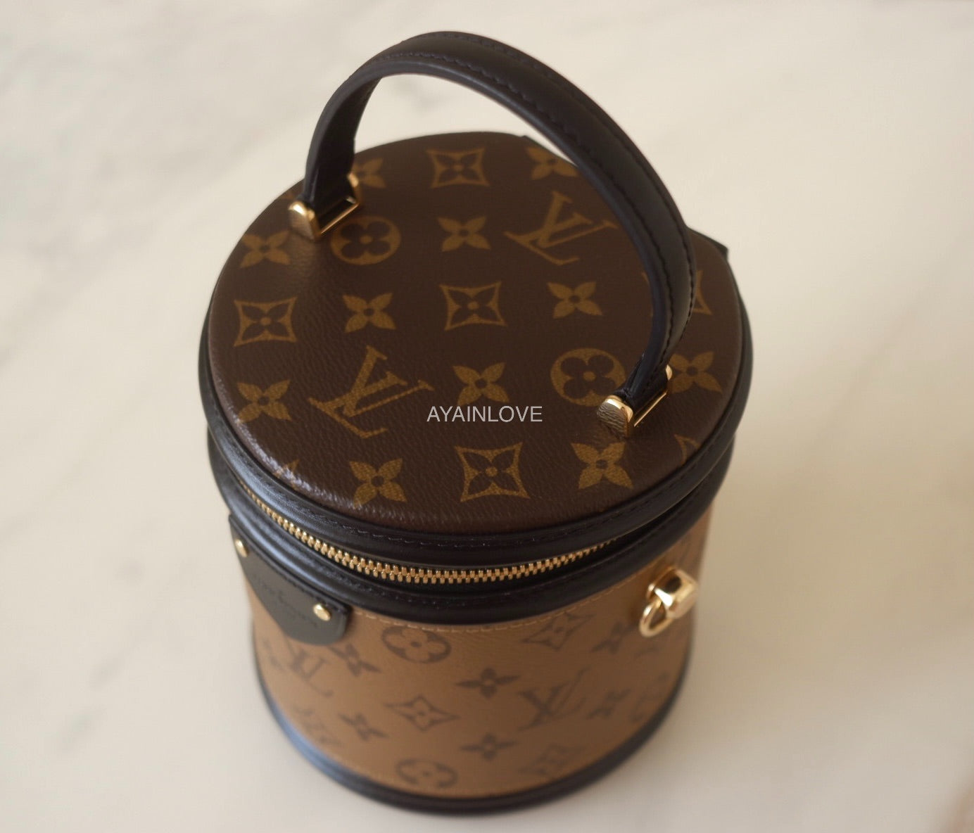 LOUIS VUITTON Cannes Reverse Monogram Gold Hardware