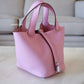 HERMES PICOTIN 18 TAURILLON CLEMENCE MAUVE SYLVESTERE PALLADIUM HARDWARE (STAMP Z) *NEW*