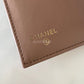 CHANEL 22K Caramel Dark Beige Caviar Medium Flap Trifold Wallet Oversized CC Light Gold Hardware