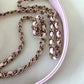 22P LIGHT PINK CAVIAR SMALL BUSINESS AFFINITY LIGHT GOLD HARDWARE *NEW*