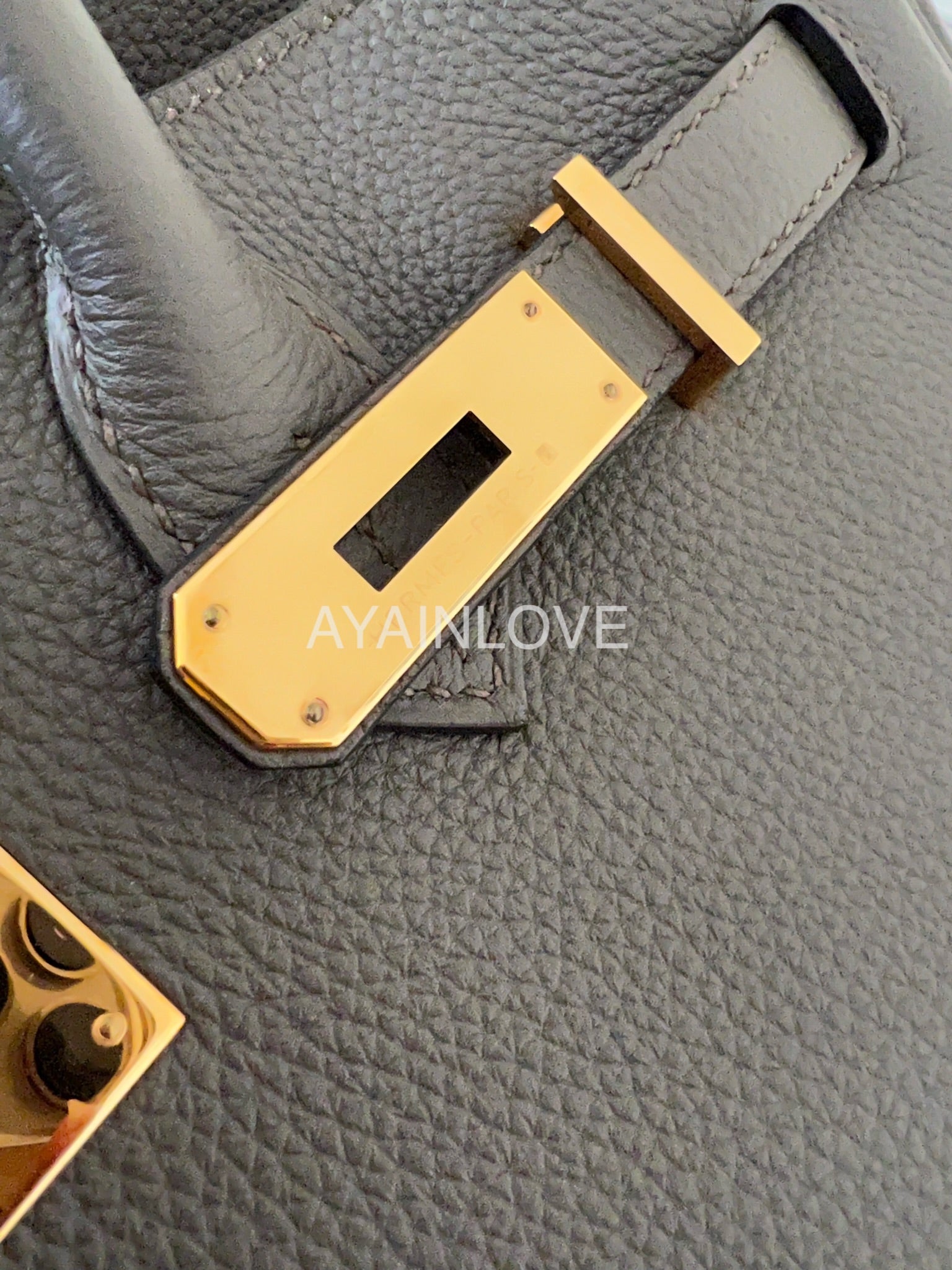 Hermes Birkin 25 Bag Etain Rose Gold Hardware Togo Leather