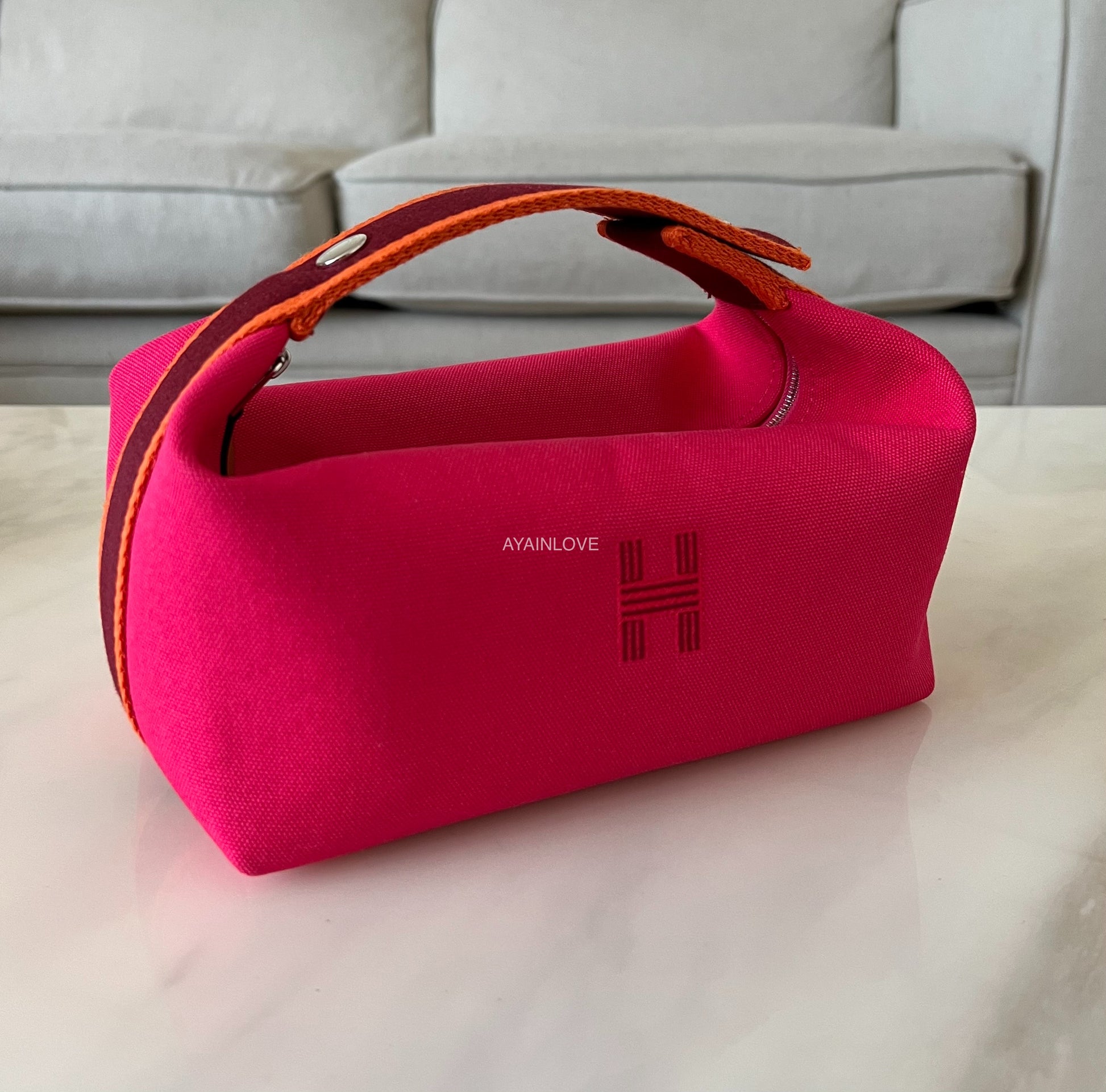 Hermes Bride-A-Brac Travel Case, Large Model, Pink