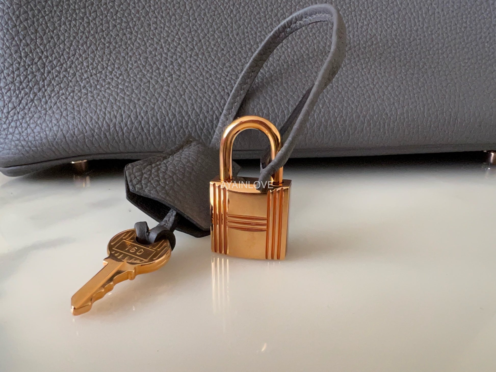 Hermes Birkin 30, Malachite Togo Leather, Gold Hardware, Preowned