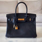 HERMES Birkin 30 Noir Black Epsom Gold Hardware Y Stamp