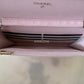 22S LIGHT PINK CAVIAR CLASSIC WALLET ON CHAIN LIGHT GOLD HARDWARE *NEW*