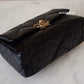 CHANEL Small 19 Black Goatskin Flap Bag Mixed Hardware