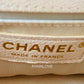 CHANEL 20A Beige Pink Caviar Small Chevron Leboy Flap Bag Light Gold Hardware