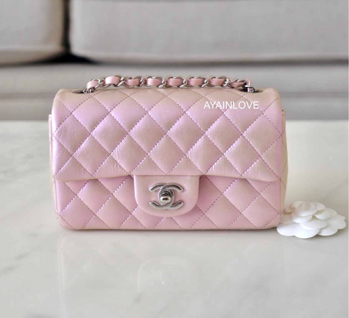 Iridescent pink 2024 chanel