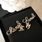 CHANEL 21P Script Dangling CC Turn-Lock Clip-On Earrings Matte Gold Hardware