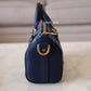 KEEPALL XS BLUE MONOGRAM DENIM AND NAVY BLUE LEATHER GOLD HARDWARE *NEW*