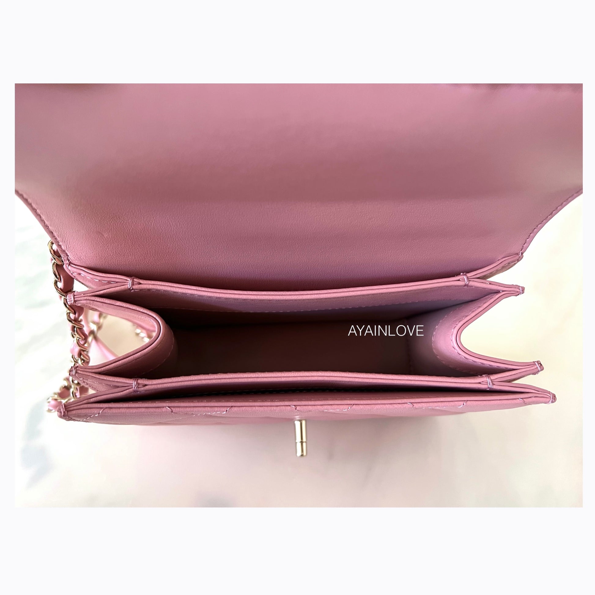 Pink Denim Coco Flap Bag