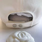 CHANEL 22P CC Sequin Logo White Cotton Cap *New*