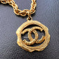 CHANEL 1980s Vintage Charms Medallion Chain Belt Necklace 24K Gold Plated Hardware
