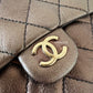 CHANEL Vintage 1997-1999 Mini Bronze Flap Pouch Bag Charm 24K Gold Plated Hardware