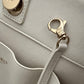 CHANEL 19P White Bull Skin Tote Medium Shopping Bag Gold Hardware